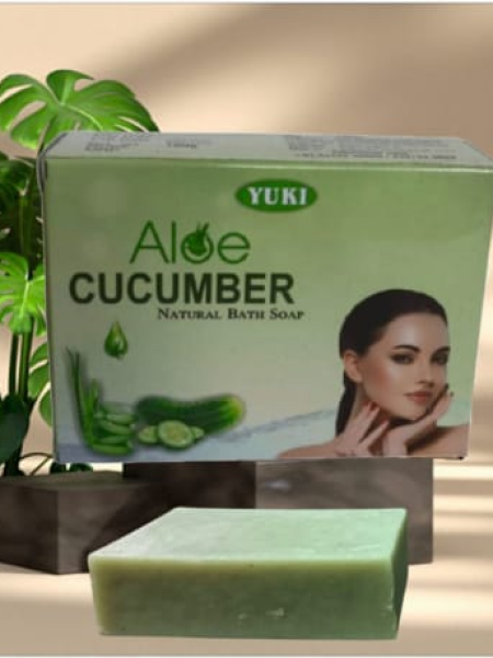 Yuki's ALOE CUCUMBER Natural bath soap
