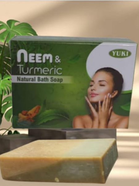 Yuki's NEEM TURMERIC Natural bath soap